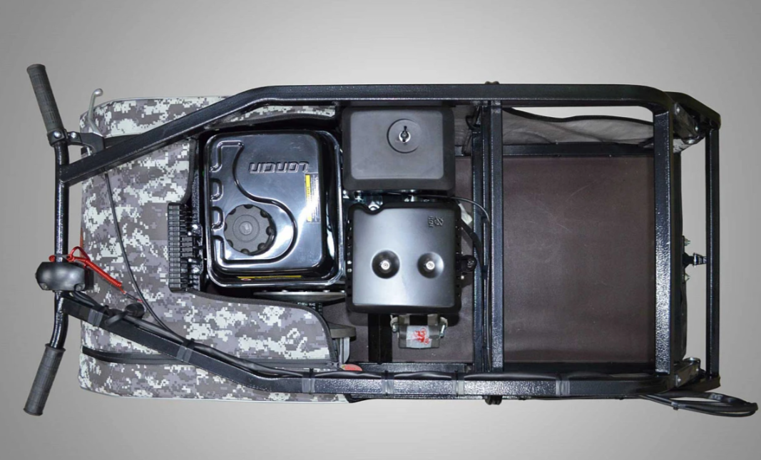 Мотобуксировщик "Богатырь" 20ER (электростартер, реверс-редуктор) 