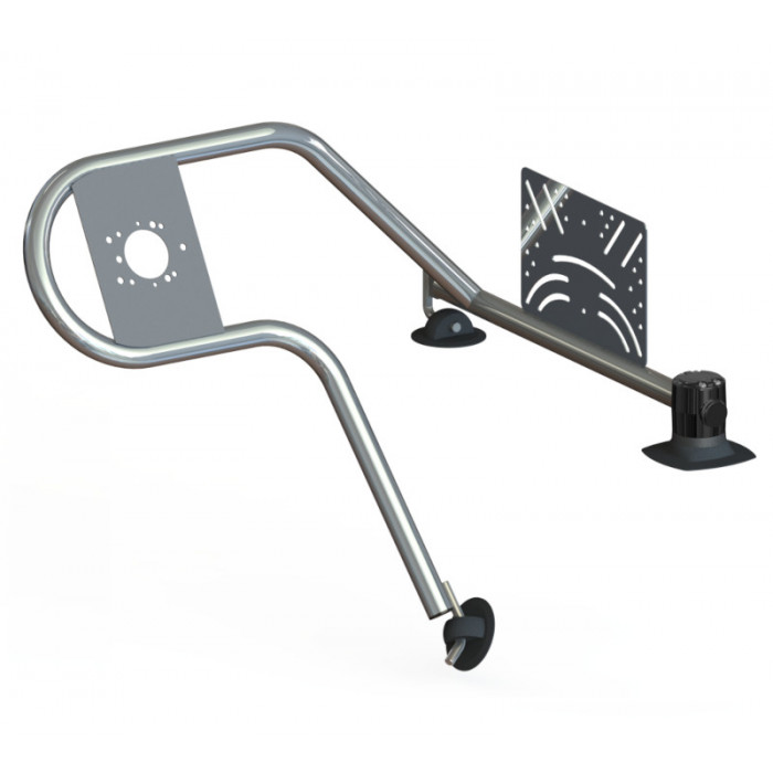 Стойка рулевая с креплением на баллон надувной лодки 32мм быстросъемная 