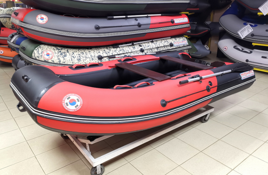 КОМПЛЕКТ Лодка MISHIMO PRO 350 + ЛОДОЧНЫЙ МОТОР MARLIN MP 9.9 (20) AMHS PRO 