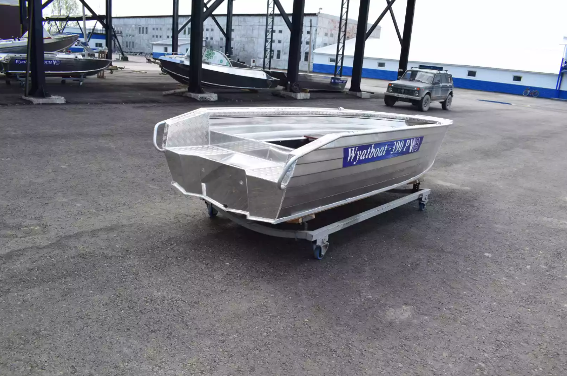 Алюминиевая лодка Wyatboat-390Р Увеличенный борт 