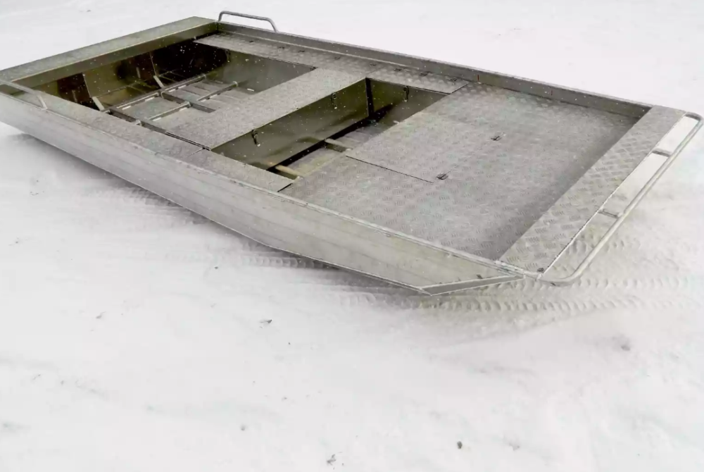 Алюминиевая лодка Wyatboat-390 Jonboat 