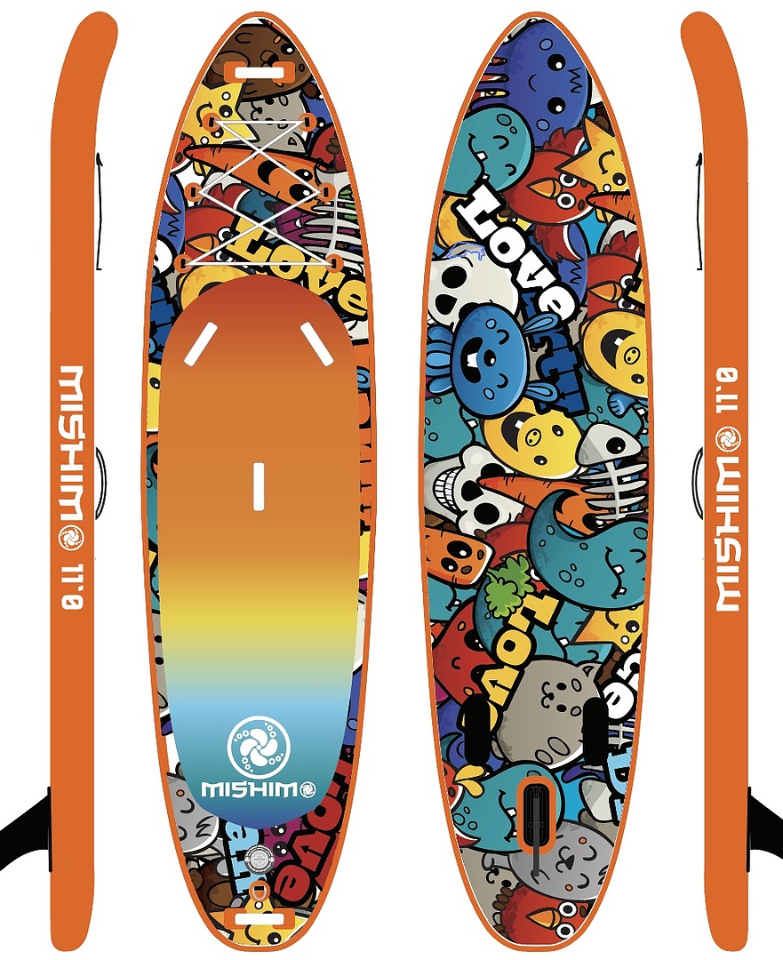 SUP (САП) Доска MISHIMO CRAZY-LINE 10.6’ (325см)  SUP (САП) Доска MISHIMO CRAZY-LINE 10.6’ (325см)