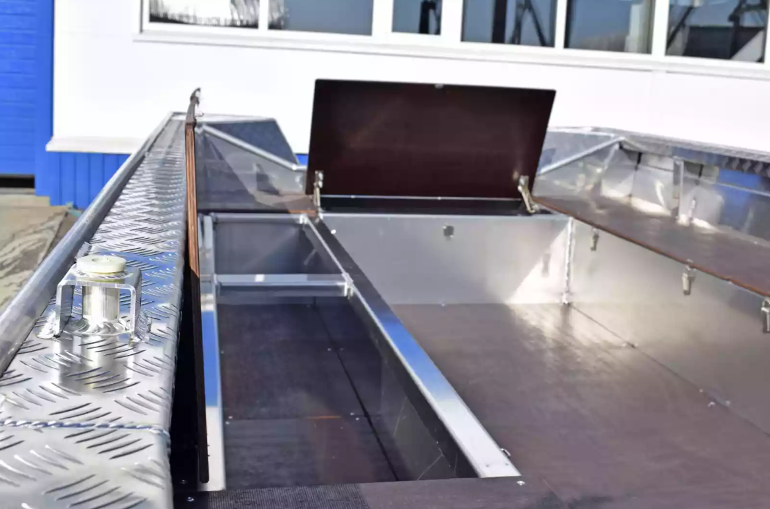 Алюминиевая лодка Wyatboat-490 Jonboat 