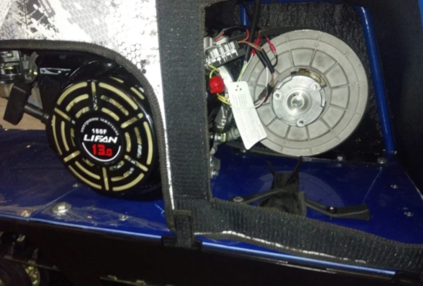 Мотобуксировщик ЮКОН 380 7 л.с.  Мотобуксировщик ЮКОН 380 7 л.с.