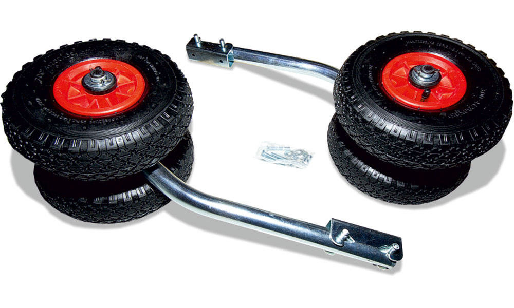 Транцевые колеса модульные двойные усиленные (быстросъемные) 