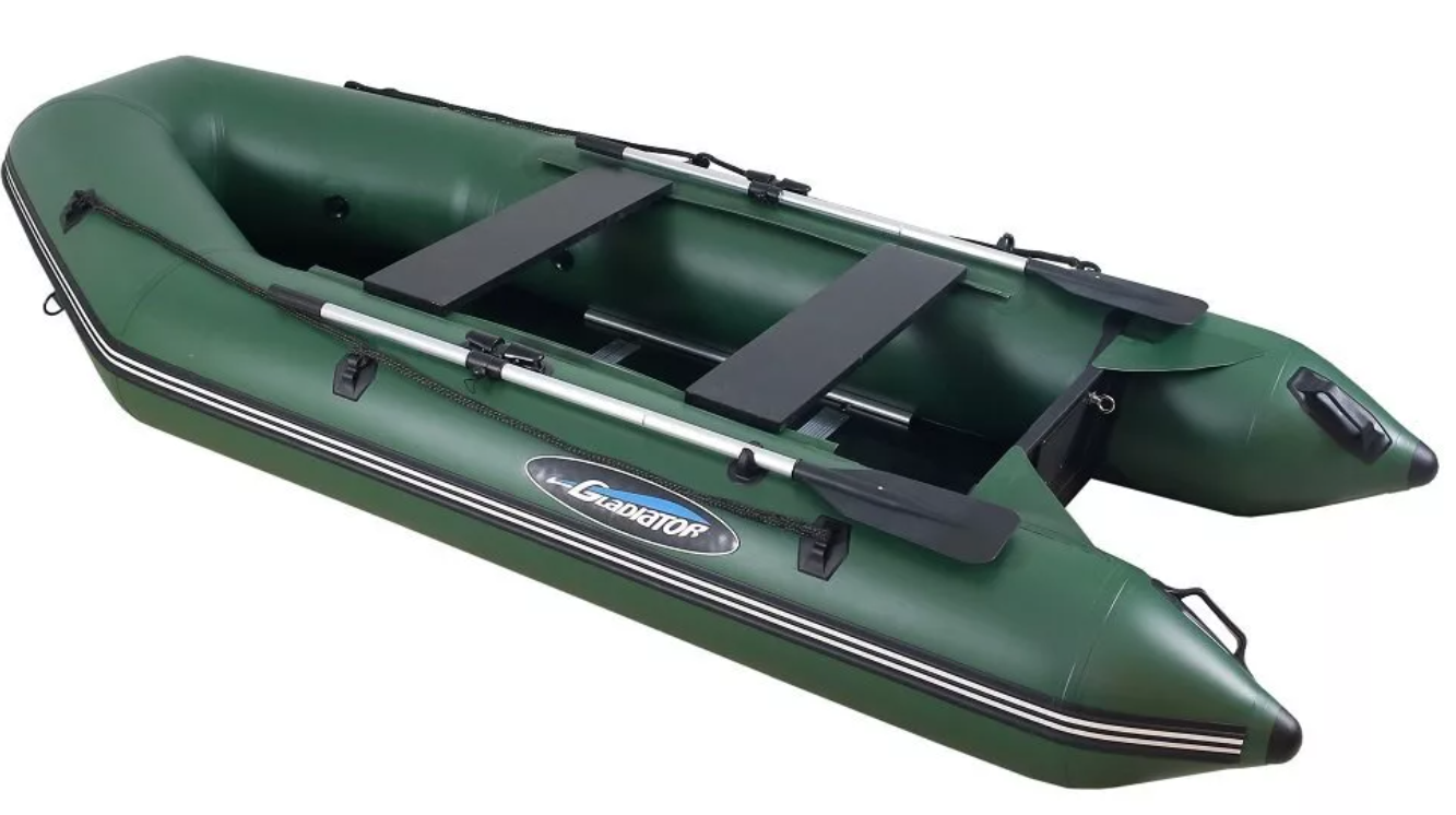 МОТОРНО-ГРЕБНАЯ ЛОДКА ПВХ GLADIATOR A 280 ТК С ФАНЕРНЫМ ДНОМ 