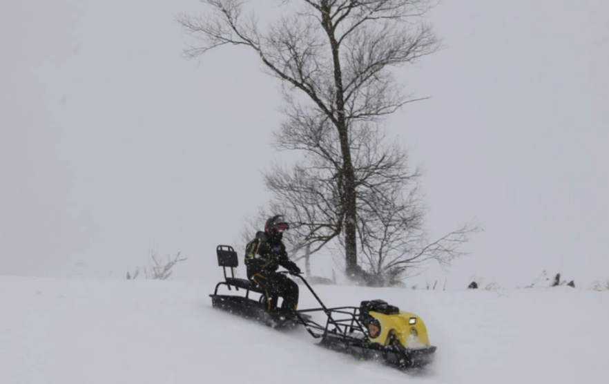 Мотобуксировщик РЫБАК PKD. PSD 9 л.с. (длинная база 1430мм) 