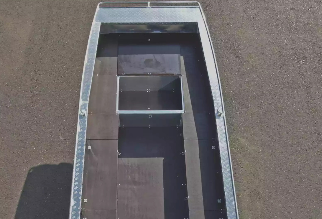 Алюминиевая лодка Wyatboat-490 Jonboat 