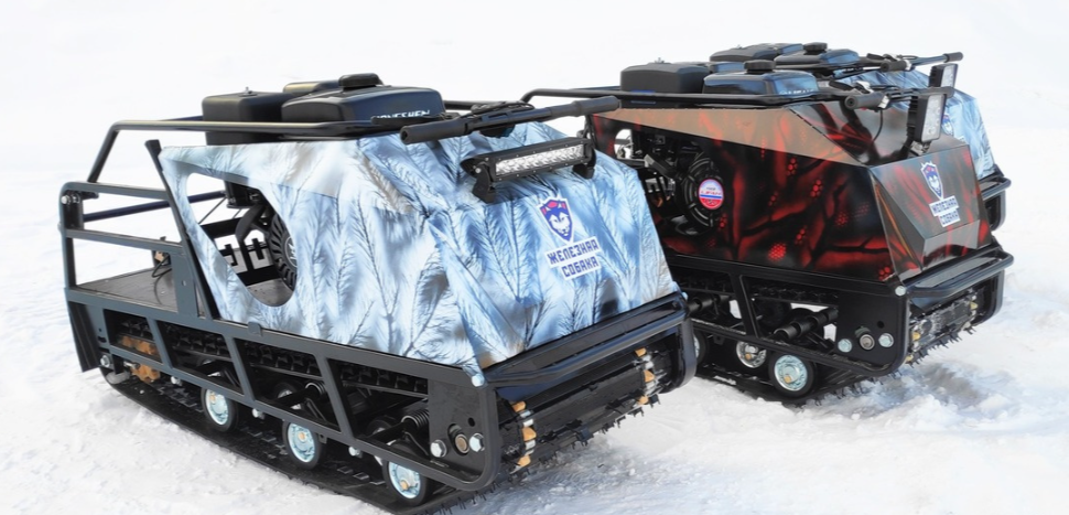 Мотобуксировщик Irondog (Железная собака) M500 20  Камуфляж Охотник 