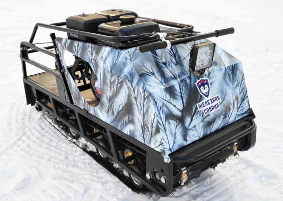 Мотобуксировщик Irondog (Железная собака) M500 20  Камуфляж Охотник 
