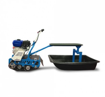 Мотобуксировщик НЕВА МС-1-YA (MX200) с санями и сиденьем  Мотобуксировщик НЕВА МС-1-YA (MX200) с санями и сиденьем