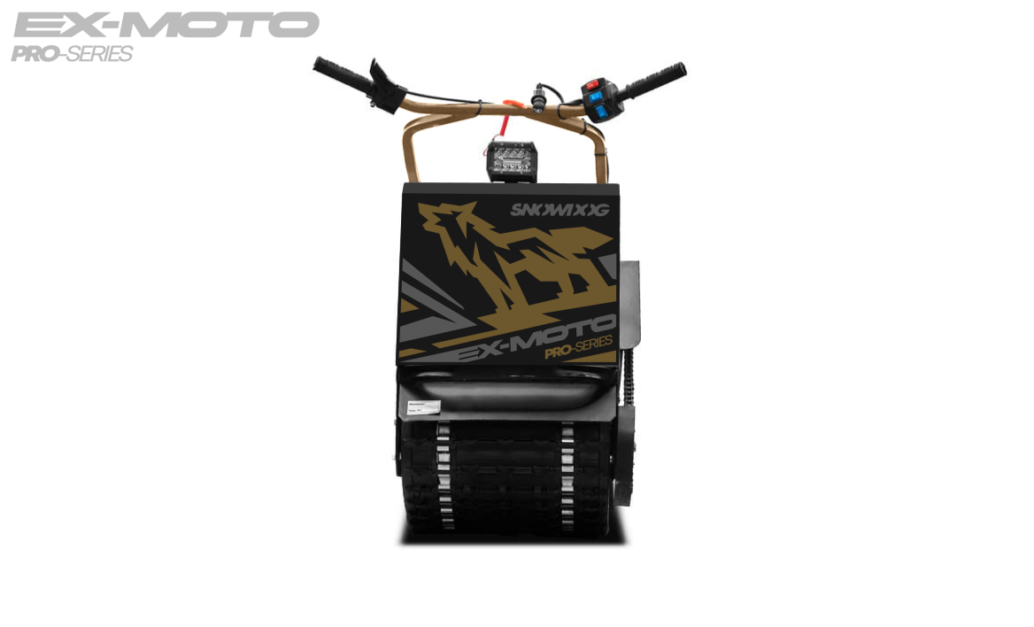 Мотобуксировщик EX-MOTO SNOWDOG S380 8л.с. 