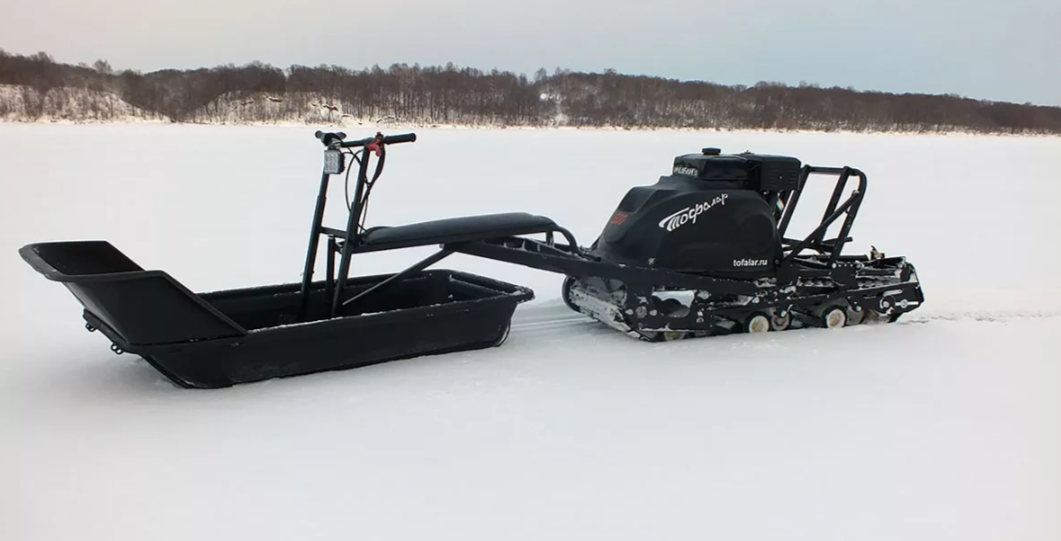 Мотобуксировщик Тофалар 500 с модулем Толкач 