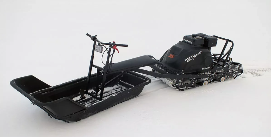 Мотобуксировщик Тофалар 500 с модулем Толкач 