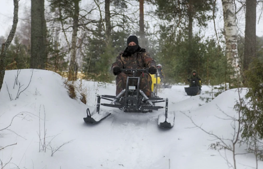 Мотобуксировщик РЫБАК PKD. PSD 9 л.с. (длинная база 1430мм) 
