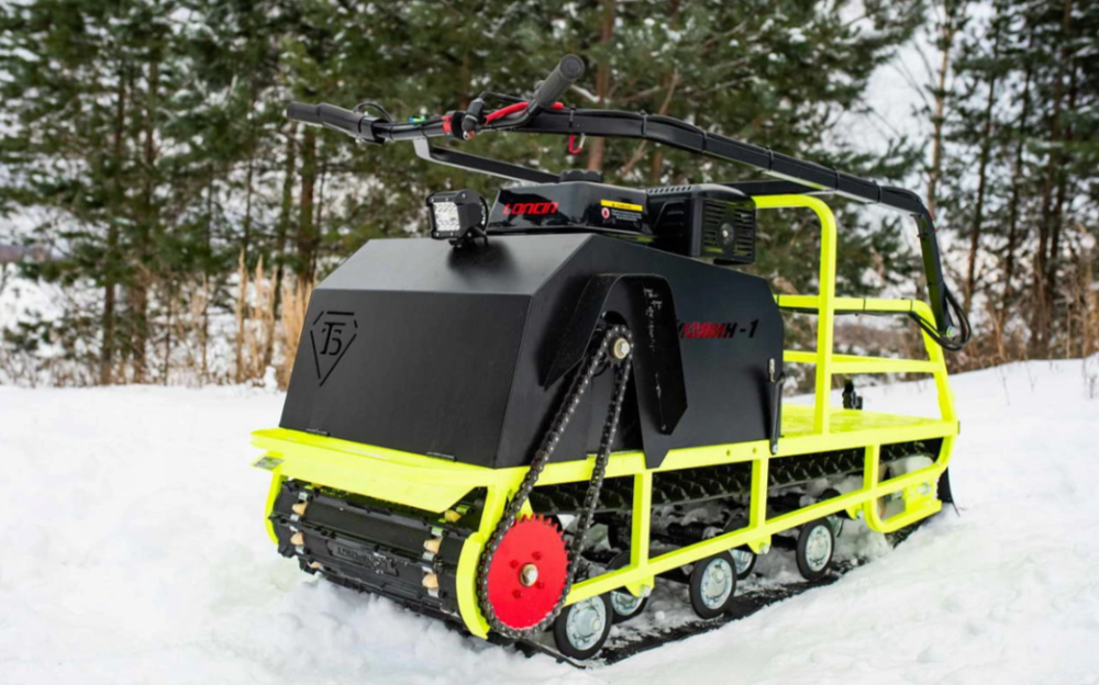 Мотобуксировщик Бурлак ХОЗЯИН-1 (капот металл) 