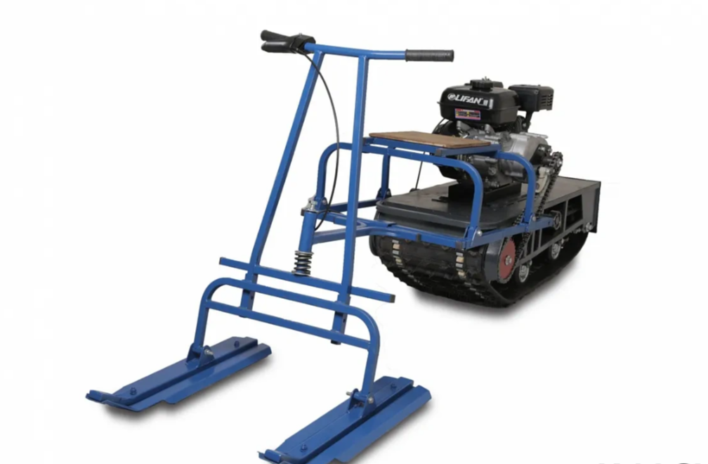 Мотобуксировщик ВЕПС «РИКША» С ЛЫЖНЫМ МОДУЛЕМ 6.5 л.с. 