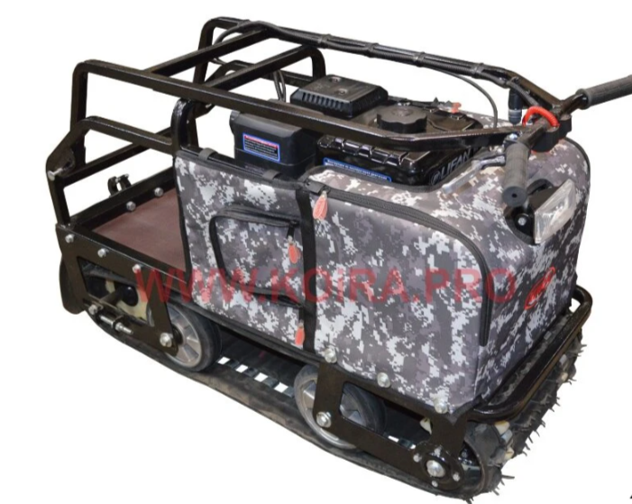 Мини мотобуксировщик КОЙРА "Вжик" (107 см) 7 л/с с ручным стартером 