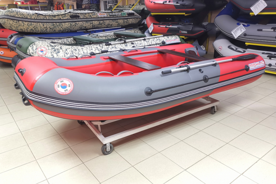 КОМПЛЕКТ Лодка MISHIMO PRO 350 + ЛОДОЧНЫЙ МОТОР MARLIN MP 9.9 (20) AMHS PRO 