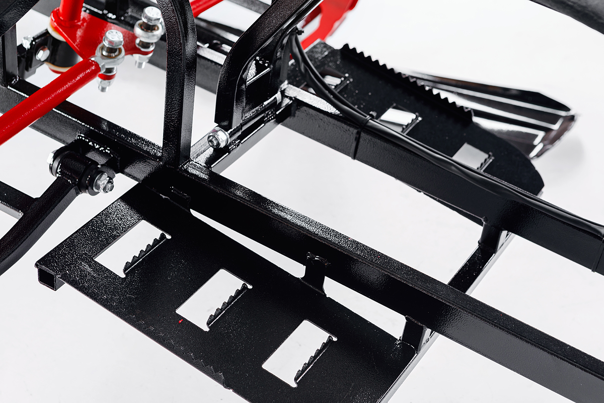 Лыжный модуль IKUDZO с подогревом ручек металлические лыжи 
