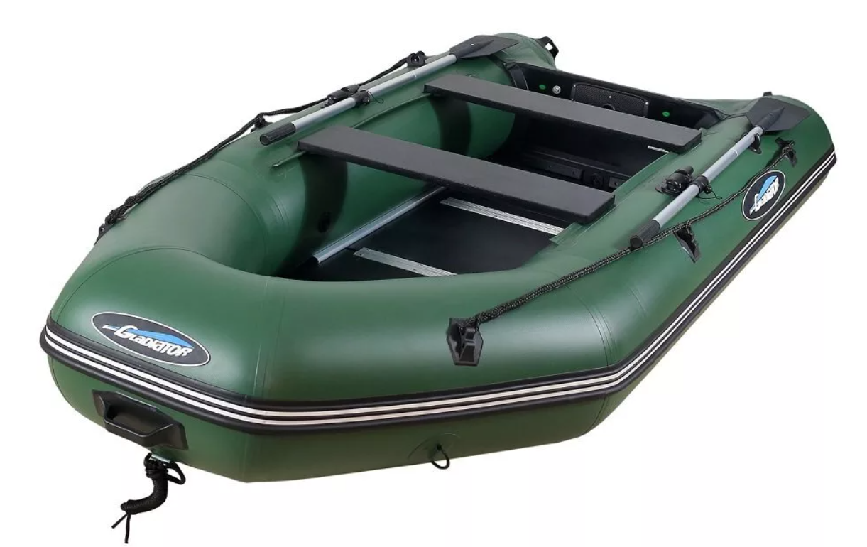 МОТОРНО-ГРЕБНАЯ ЛОДКА ПВХ GLADIATOR A 280 ТК С ФАНЕРНЫМ ДНОМ 