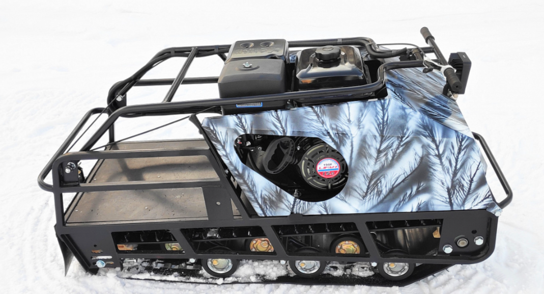 Мотобуксировщик Irondog (Железная собака) M500 20  Камуфляж Охотник 