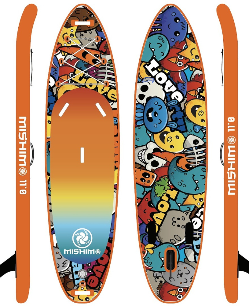 SUP (САП) Доска MISHIMO CRAZY-LINE 10.6’ (325см)  SUP (САП) Доска MISHIMO CRAZY-LINE 10.6’ (325см)