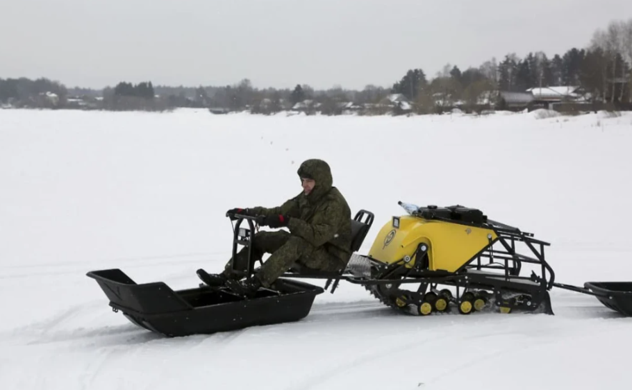 Мотобуксировщик РЫБАК PKD. PSD 9 л.с. (длинная база 1430мм) 