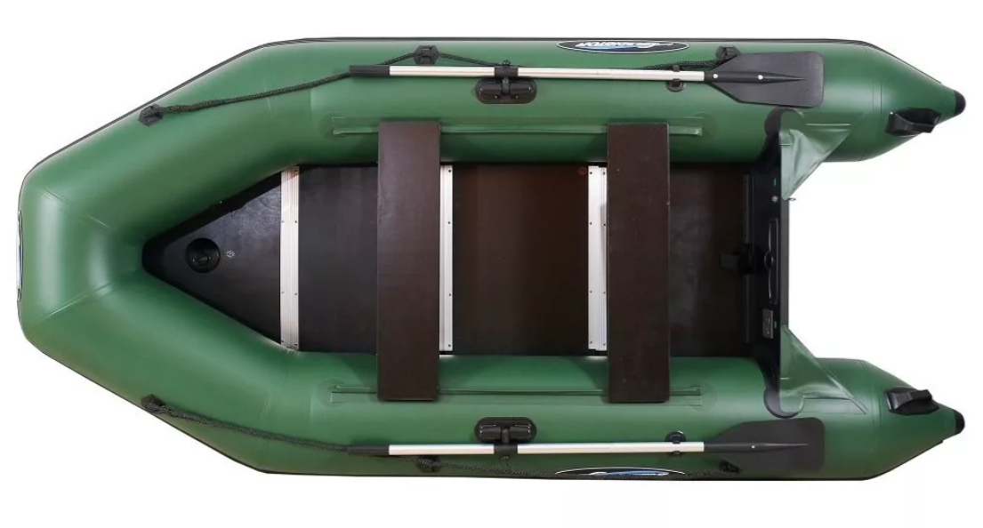 МОТОРНО-ГРЕБНАЯ ЛОДКА ПВХ GLADIATOR А 340 ТК С ФАНЕРНЫМ ПОЛОМ 