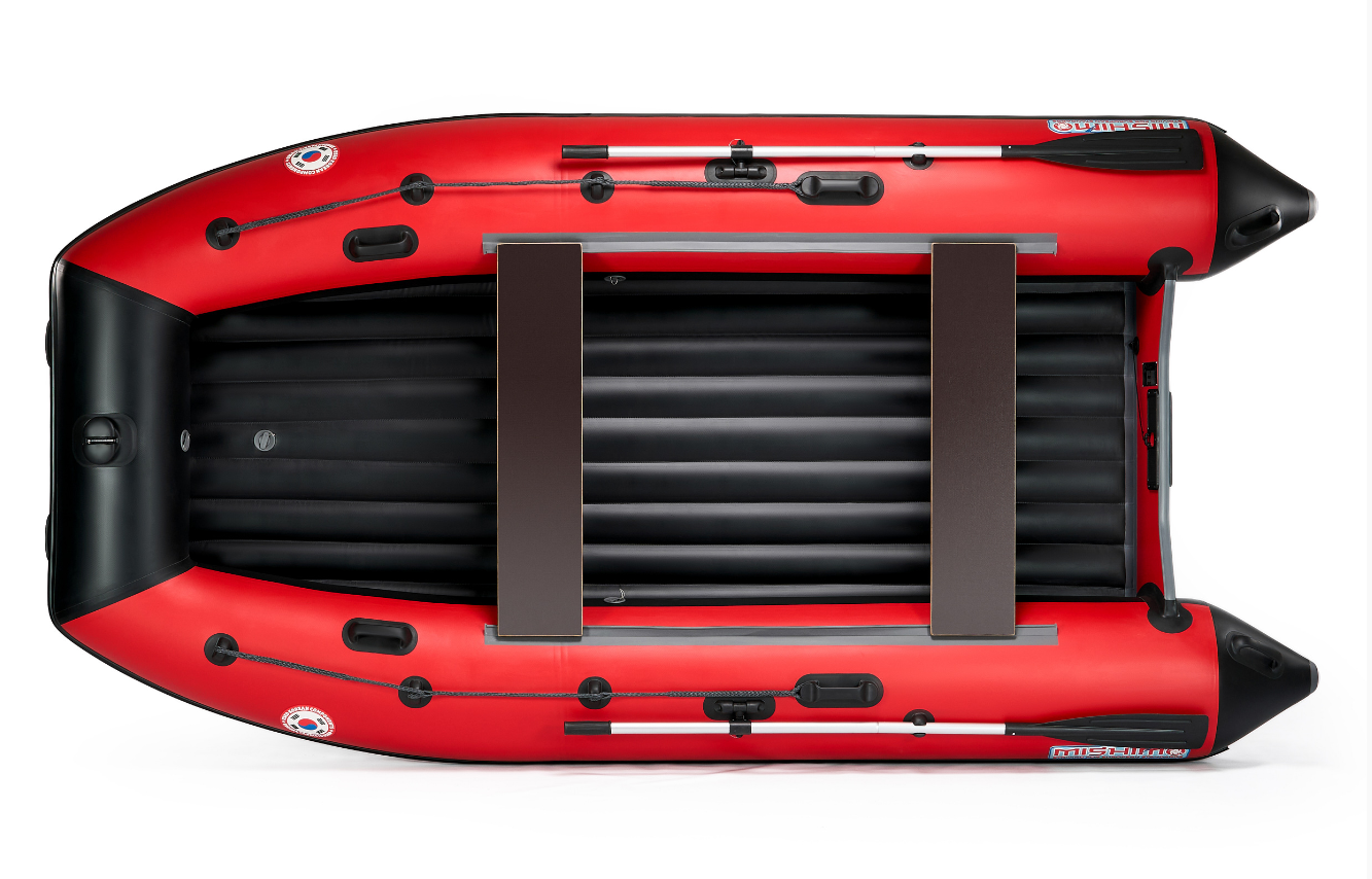 КОМПЛЕКТ ЛОДКА MISHIMO RAPID 380 + ЛОДОЧНЫЙ МОТОР MARLIN MP 9.9 (20) AMHS PROLINE FORCE 