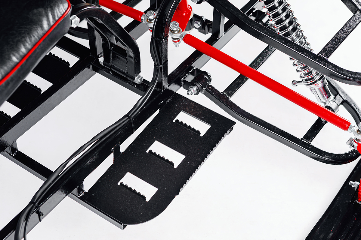 Лыжный модуль IKUDZO с подогревом ручек металлические лыжи 