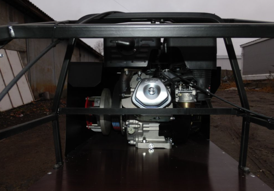 Мотобуксировщик AhtaR Зима 9 л/с с вариатором 