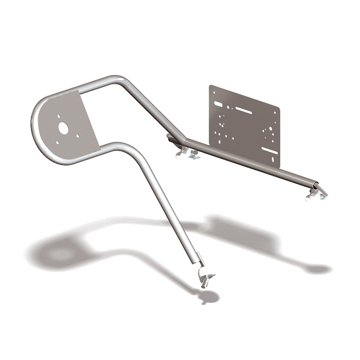 Стойка рулевая с креплением на баллон надувной лодки 25мм 