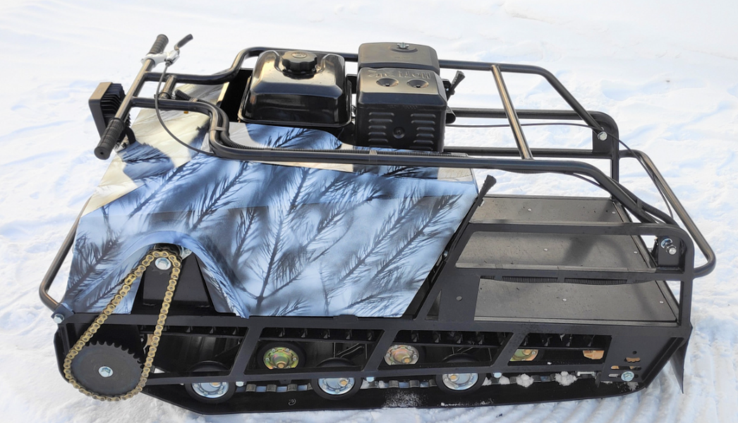 Мотобуксировщик Irondog (Железная собака) M500 20  Камуфляж Охотник 