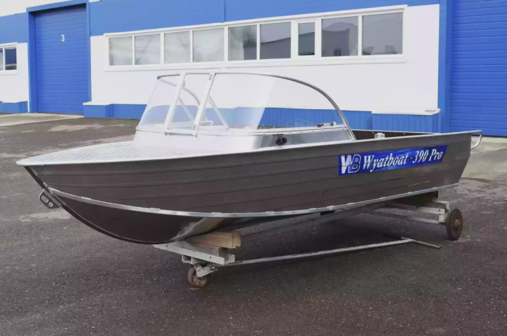 Алюминиевая лодка Wyatboat-390 Pro 