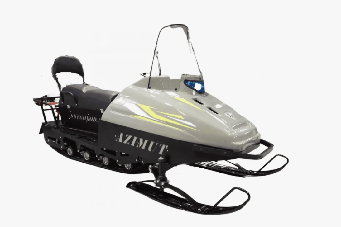 Миниснегоход Бурлак Азимут 20 л.с. , эл.запуск, реверс, тормоз гидравл, капот серый 