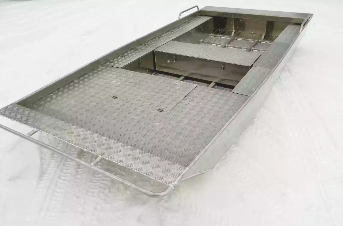 Алюминиевая лодка Wyatboat-390 Jonboat 