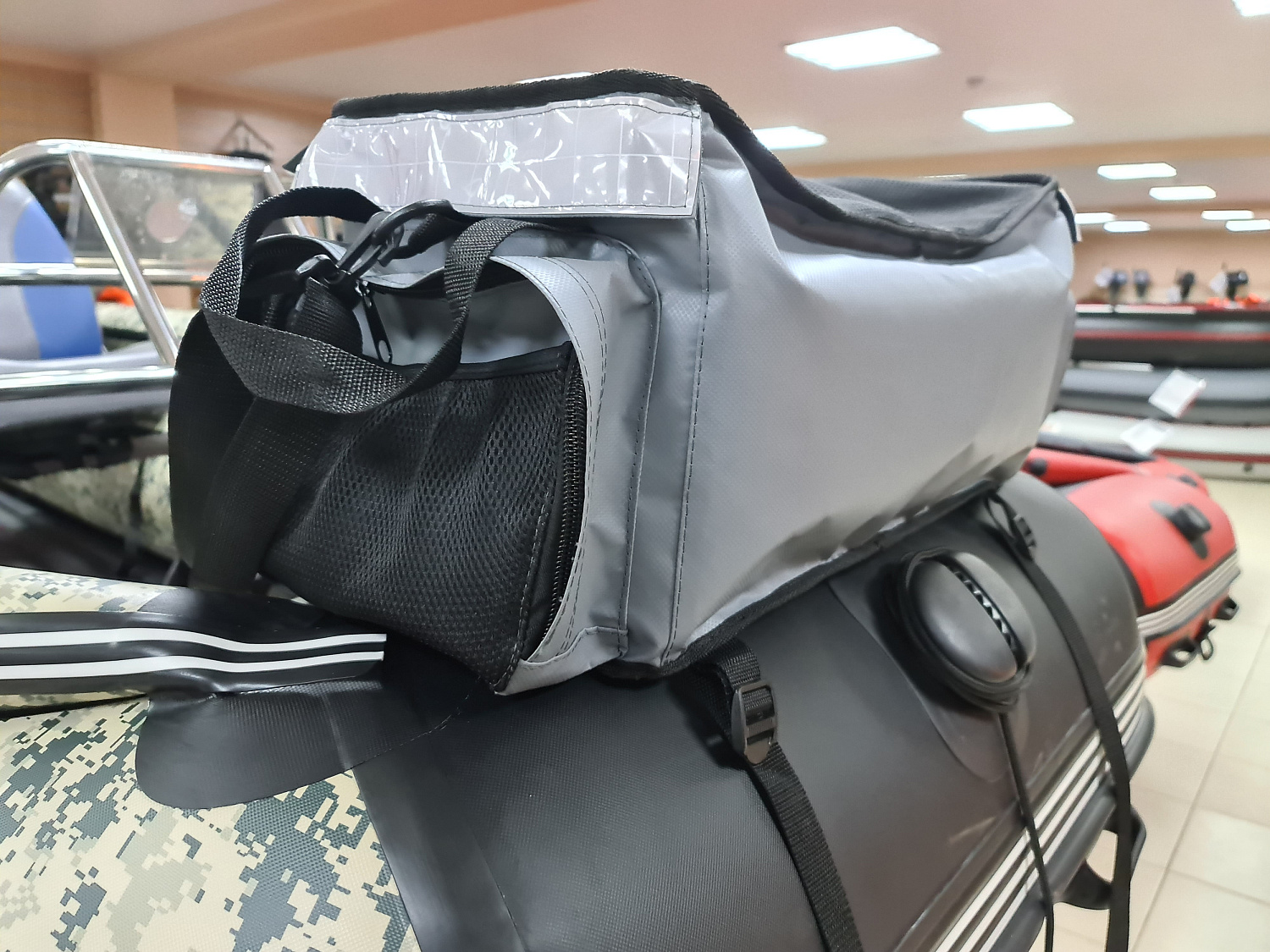 СУМКА ЛЮКС НА БАЛЛОН ДЛЯ ЛОДОК ПВХ 50Х25Х25 СМ 