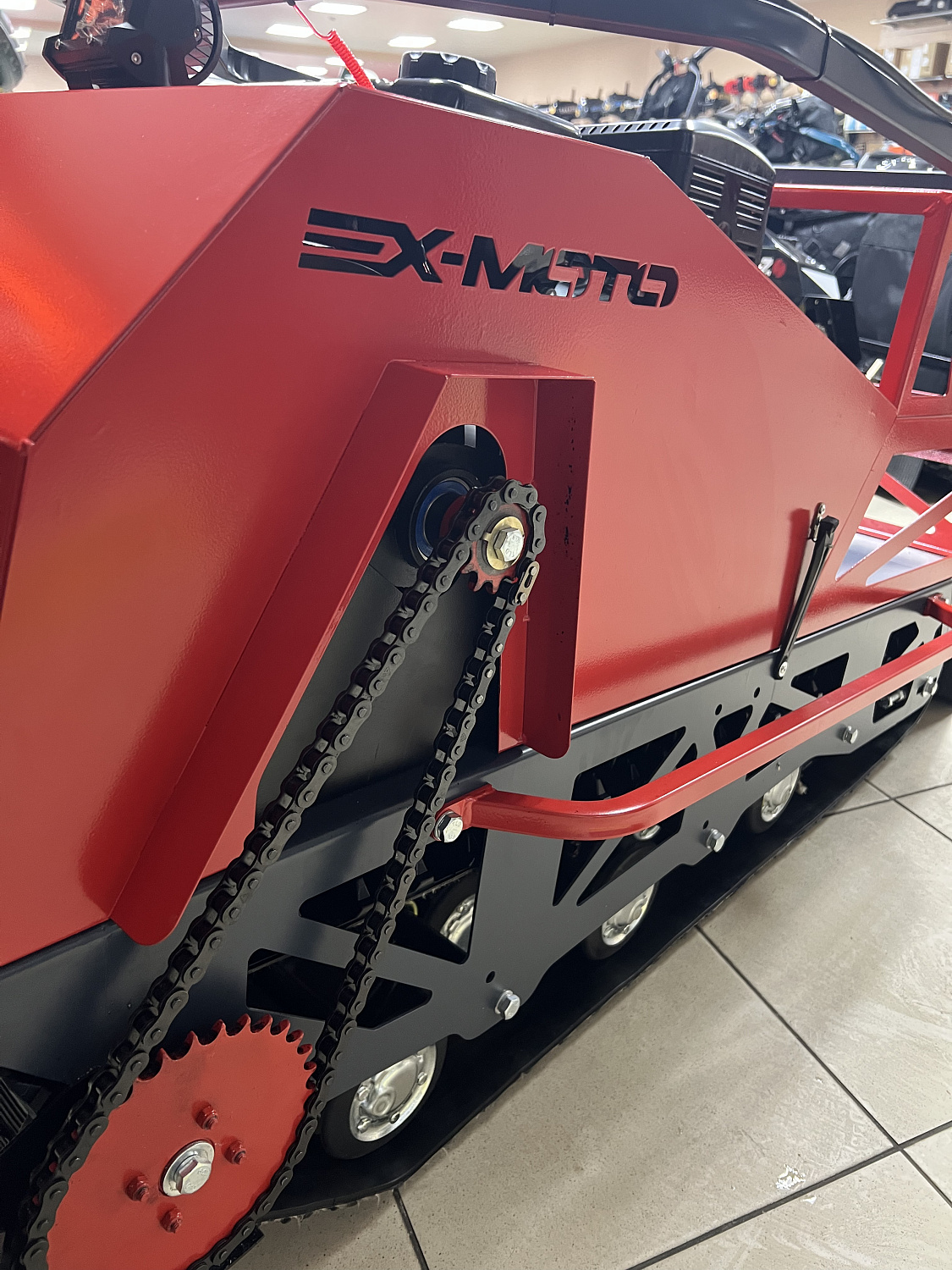 Мотобуксировщик EX-MOTO SNOWDOG S500 15л.с 