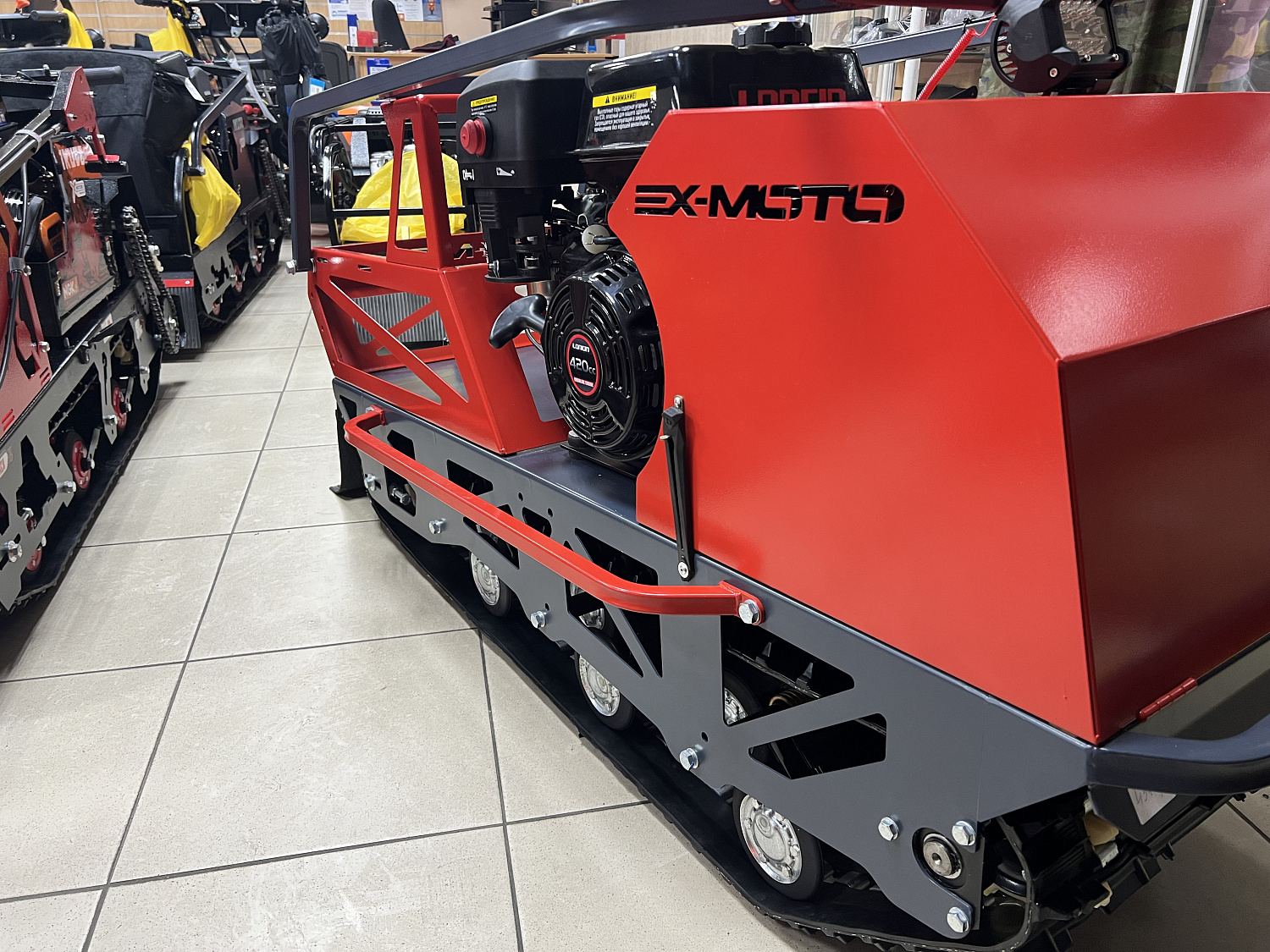 Мотобуксировщик EX-MOTO SNOWDOG S500 15л.с 