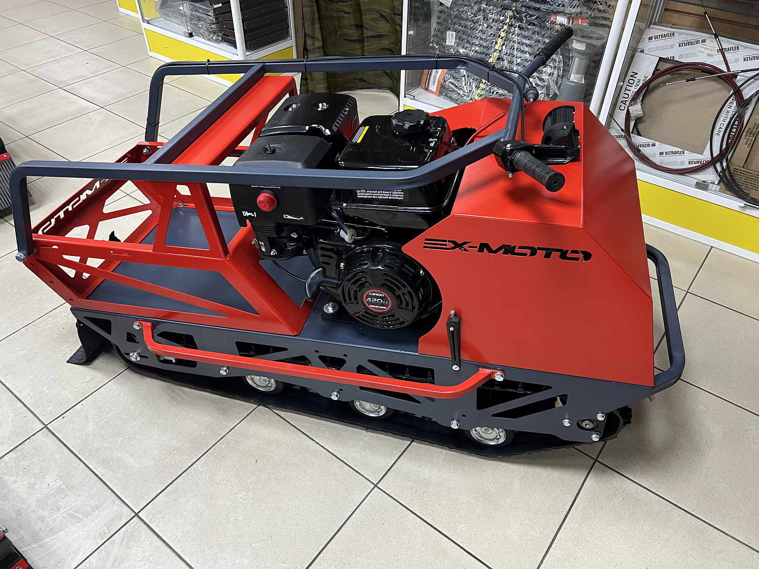 Мотобуксировщик EX-MOTO SNOWDOG S500 15л.с 