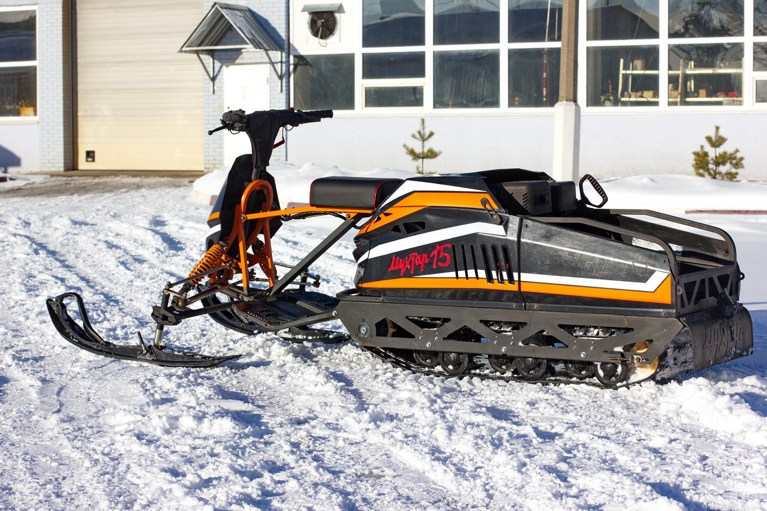 Мотобуксировщик IRBIS Мухтар 15 с лыжным модулем в комплекте 