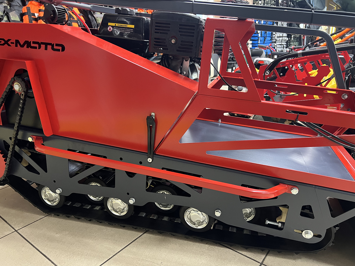 Мотобуксировщик EX-MOTO SNOWDOG S500 15л.с 