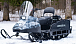 Миниснегоход Бурлак Егерь Экспедитор 17 л.с. , реверс, тормоз, капот белый 