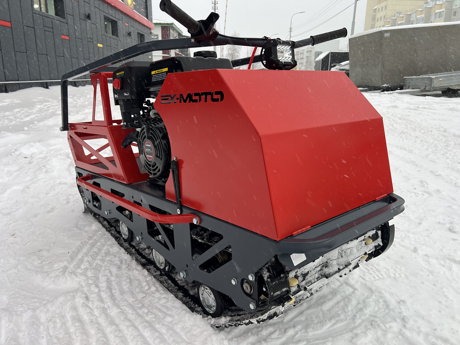 Мотобуксировщик EX-MOTO SNOWDOG S500 15л.с 