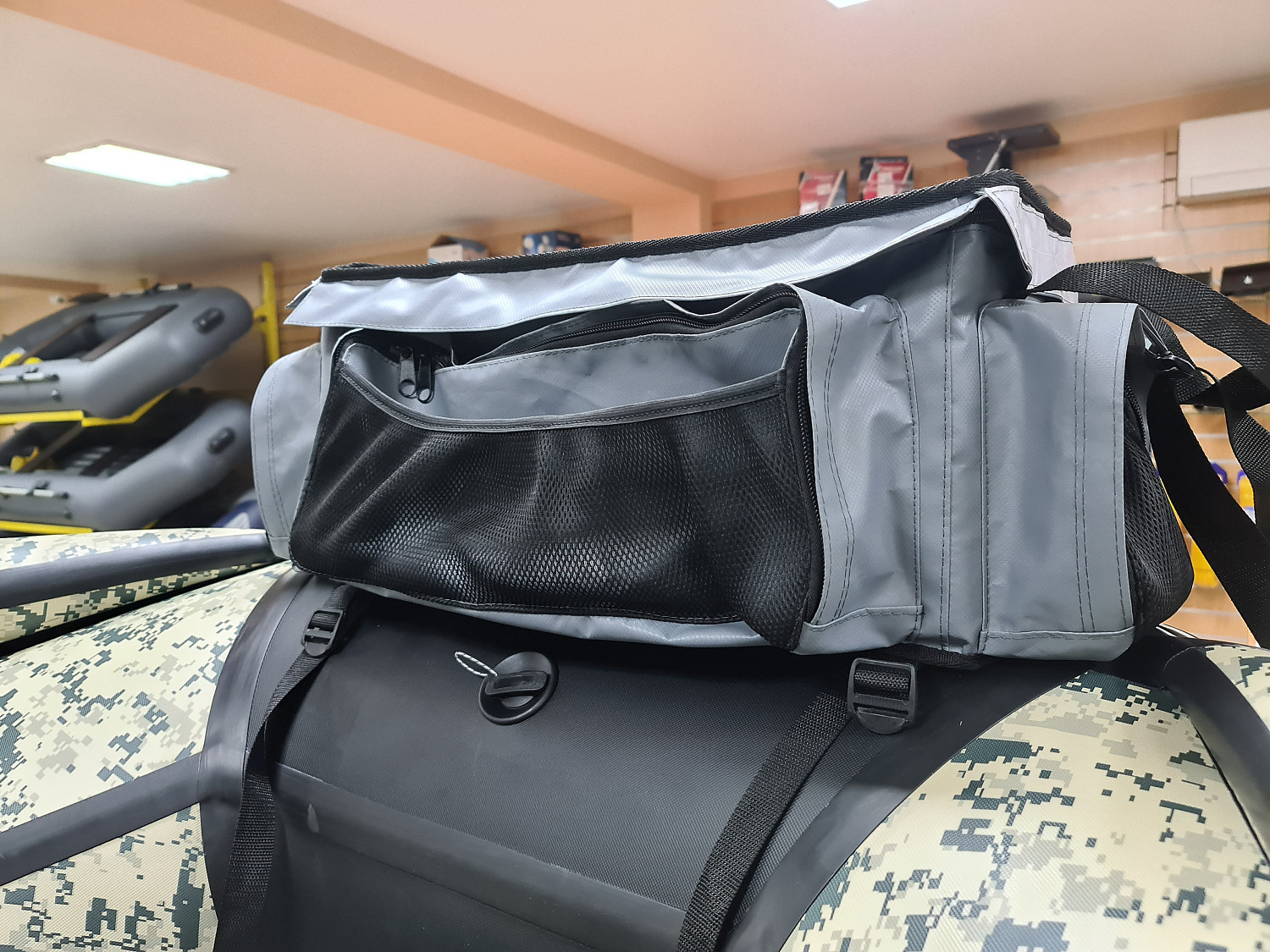 СУМКА ЛЮКС НА БАЛЛОН ДЛЯ ЛОДОК ПВХ 50Х25Х25 СМ 